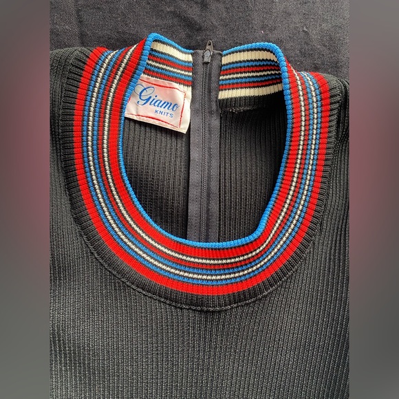 Vintage 1970’s Giamo Knits scoop Neck Long Maxi Dress! S/M - Picture 6 of 7